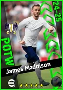 Carte de James Maddison · CMF