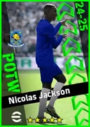 Nicolas Jackson CF card