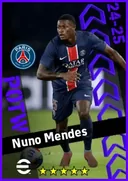 Nuno Mendes LB card