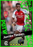 Carte de Jurriën Timber · RB