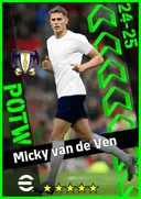 Carte de Micky van de Ven · CB