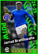 Carte de Jarrad Branthwaite · CB