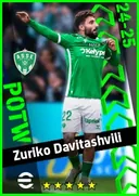 بطاقة Zuriko Davitashvili · LWF