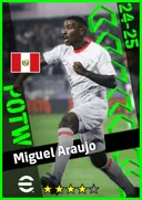 Carte de Miguel Araujo · CB