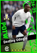 Carte de Destiny Udogie · LB
