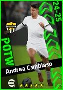 بطاقة Andrea Cambiaso · LB