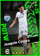 Joaquín Correa CF card