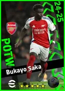Bukayo Saka RWF card