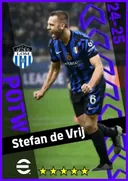بطاقة Stefan de Vrij · CB