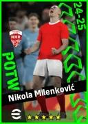 بطاقة Nikola Milenković · CB