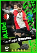 Santiago Giménez CF card