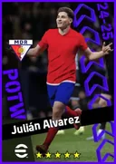 Carte de Julián Alvarez · CF