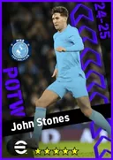 Carte de John Stones · CB