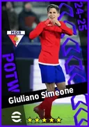 Carte de Giuliano Simeone · RMF