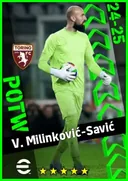 V. Milinković-Savić GK card