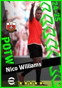 Nico Williams LWF card