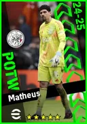 بطاقة Matheus · GK