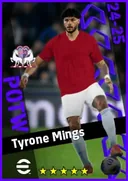 Carte de Tyrone Mings · CB