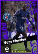 بطاقة Nuno Mendes · LB