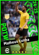 بطاقة Matheus Cunha · AMF