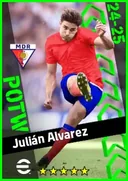 Julián Alvarez CF card