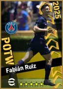 Carte de Fabián Ruiz · CMF