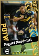 بطاقة Miguel Merentiel · CF