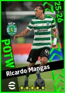 بطاقة Ricardo Mangas · LB