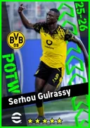 Carte de Serhou Guirassy · CF