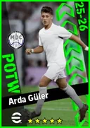 Carte de Arda Güler · AMF
