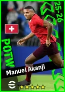 Carte de Manuel Akanji · CB