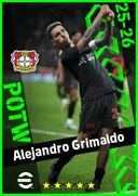 Alejandro Grimaldo LB card