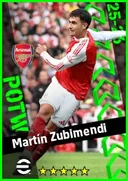 بطاقة Martín Zubimendi · DMF