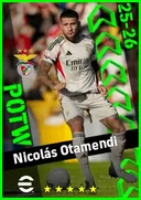 Carte de Nicolás Otamendi · CB