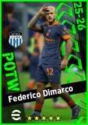 بطاقة Federico Dimarco · LMF