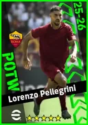 بطاقة Lorenzo Pellegrini · AMF