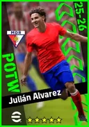 Carte de Julián Alvarez · CF