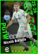 بطاقة Nicolò Barella · CMF