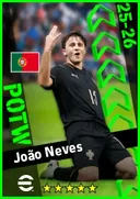 بطاقة João Neves · CMF