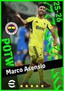 Carte de Marco Asensio · AMF