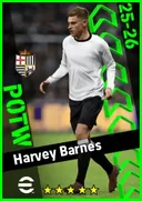 Carte de Harvey Barnes · LMF