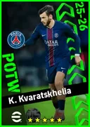 بطاقة K. Kvaratskhelia · LWF