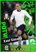 بطاقة Xavi Simons · AMF