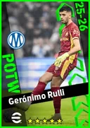 Gerónimo Rulli GK card
