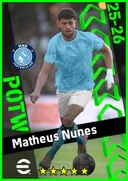 بطاقة Matheus Nunes · RB