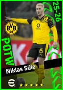 Carte de Niklas Süle · CB