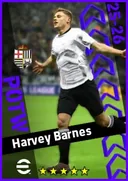 Harvey Barnes RWF card