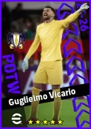 بطاقة Guglielmo Vicario · GK