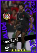 بطاقة Loïc Badé · CB