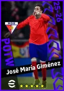 José María Giménez CB card